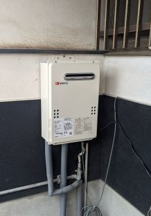 ガス給湯器交換工事　熊本県菊池市　GQ-2039WS-1-set-LPG