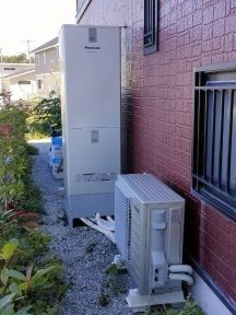 エコキュート交換工事　山梨県南都留郡富士河口湖町　HE-FPU46KQS-koujiset