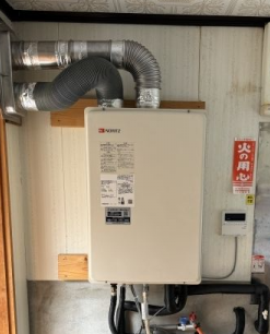 ガス給湯器交換工事　福島県南会津郡只見町　GT-2451SAWX-FF-2BL-LPG