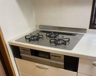 ビルトインガスコンロ交換工事　栃木県宇都宮市　PD-732WS-75GH-13A