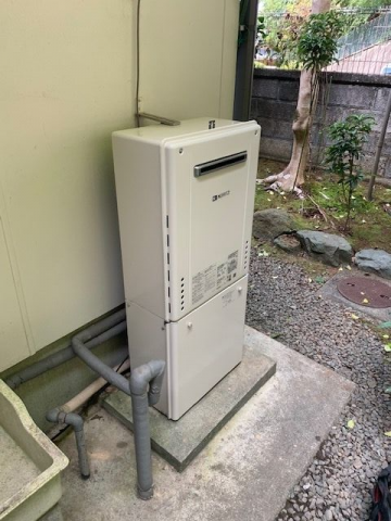 ガス給湯器交換工事　静岡県静岡市駿河区