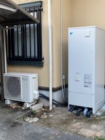 エコキュート IHクッキングヒーター ビルトイン食洗機 交換工事　神奈川県秦野市