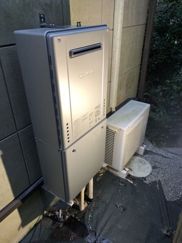 ガス給湯器交換工事　神奈川県鎌倉市