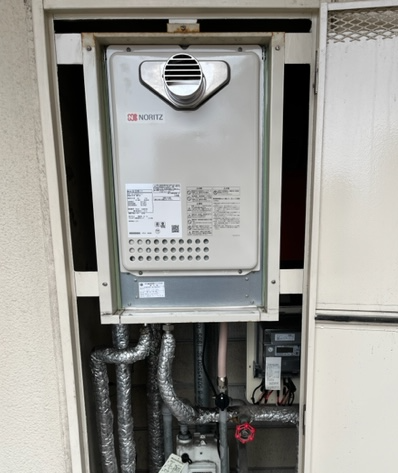 ガス給湯器交換工事　福岡県北九州市戸畑区　GQ-2039WS-T-1-13A