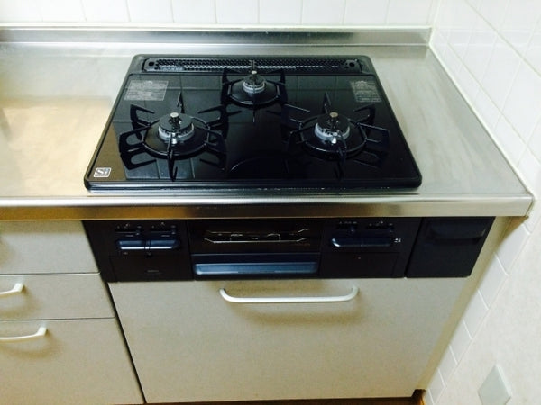 ガスコンロ交換工事　埼玉県三郷市　PTVN750-MPTX1751YF