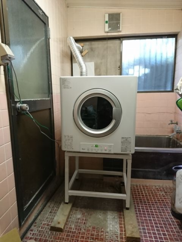 ガス衣類乾燥機交換工事　千葉県船橋市