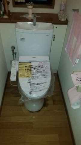 トイレ交換工事　兵庫県神戸市須磨区　01