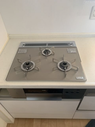 ビルトインガスコンロ交換工事　東京都稲城市　N3S10PWAS6STESC-13A