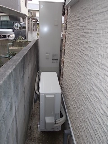 エコキュート交換工事　愛媛県松山市　EQN46WFV-set - After
