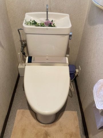 トイレ交換工事　埼玉県熊谷市　CS232BM-SH233BA-SC1 - Before
