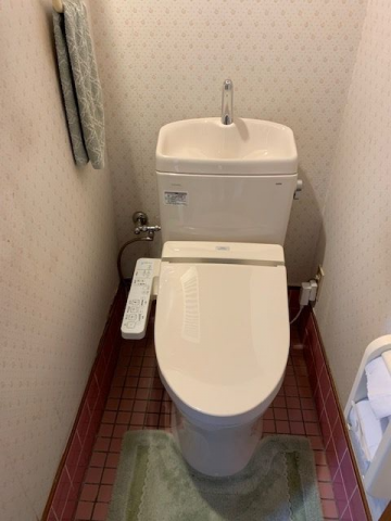石油給湯器 トイレ交換工事　静岡県浜松市東区　TCF6622 S721 C720 - After