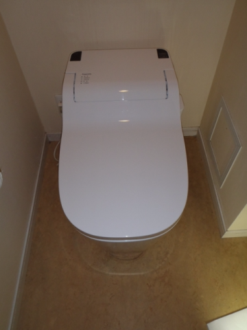 トイレ交換工事　東京都稲城市　RBO-C1V