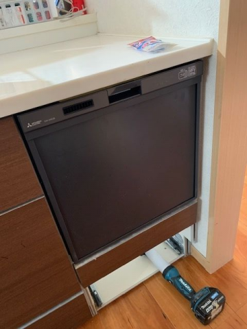 ビルトイン食洗機交換工事　EW-45R2B