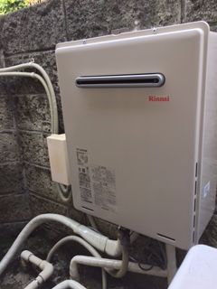 給湯器交換工事　東京都目黒区　LF-B340S