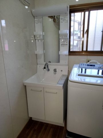 洗面化粧台交換工事　広島県三原市　AR3N-605SY-VP1H - After
