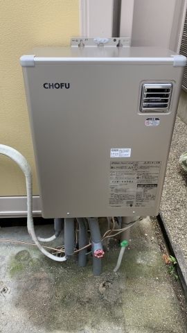 石油給湯器交換工事　愛知県豊明市　KIBF-4770DKA-set