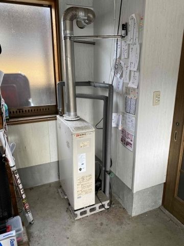 石油給湯器交換工事　石川県羽咋郡志賀町　OQB-4706F