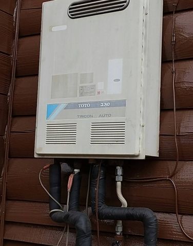 ガス給湯器交換工事　埼玉県秩父郡皆野町　RUJ-A1610W-LPG - Before