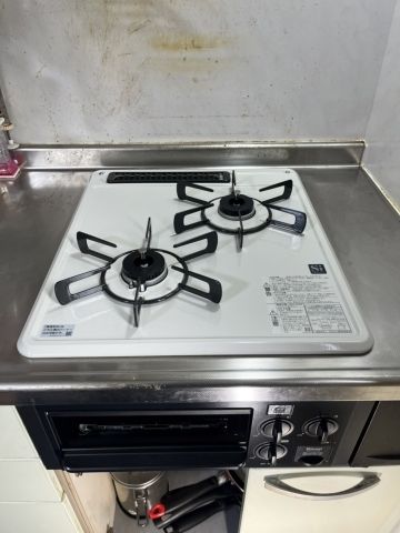 ビルトインガスコンロ交換工事　神奈川県横須賀市　RB2K3H3SB-13A