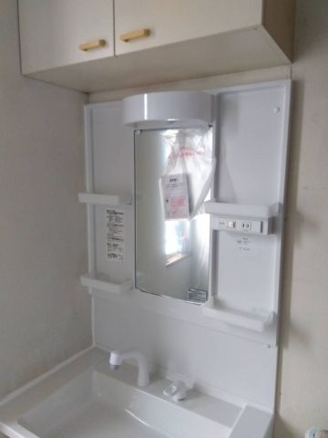 洗面化粧台交換工事　千葉県四街道市　LDPB075BAGE-set3-A - After
