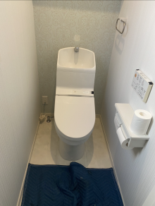 トイレ交換工事　兵庫県尼崎市　YBC-Z30S-DT-Z350-BW1