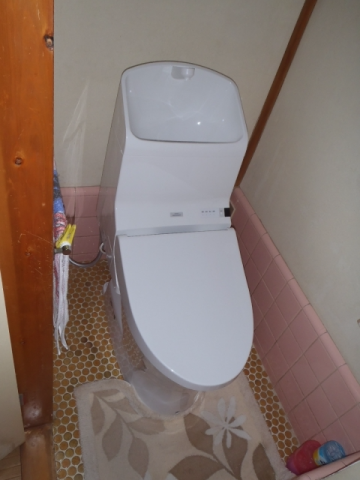 トイレ交換工事　神奈川県川崎市多摩区　CES967M-NW1