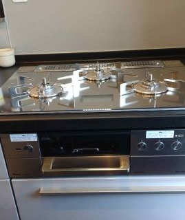 ビルトインガスコンロ交換工事　愛知県名古屋市守山区　RHS71W31E13VCSTW-13A - After