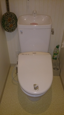 トイレ交換工事(塩入）　神奈川県横浜市都筑区　SF-HE430S - Before
