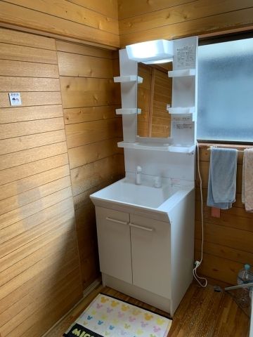 洗面化粧台交換工事　静岡県静岡市清水区　kouji03 - After