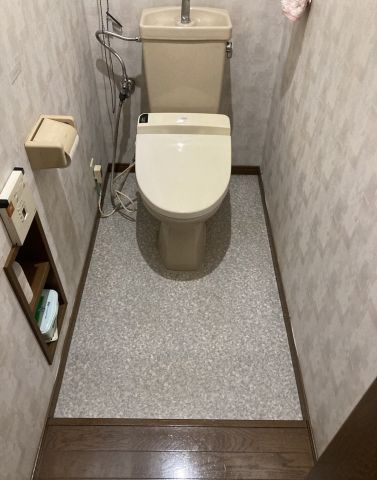 トイレ トイレ交換工事　福井県坂井市　YBC-Z30H-YDT-Z380H-BW1 - Before