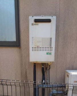 ガス給湯器交換工事　静岡県静岡市清水区　RUX-A1616W-E-set-LPG - Before