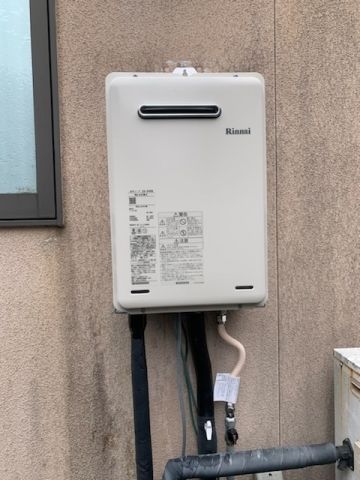 ガス給湯器交換工事　静岡県静岡市清水区　RUX-A1616W-E-set-LPG