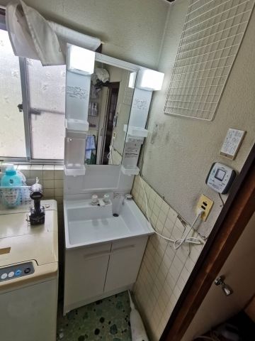 洗面化粧台交換工事　山梨県大月市　kouji03 - After