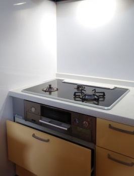 ビルトインガスコンロ交換工事　富山県魚津市　PD-819WS-75CV-LPG - Before