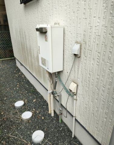 ガス給湯器交換工事　静岡県磐田市　GQ-1639WS-1-set-13A - Before