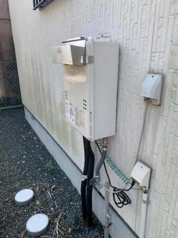 ガス給湯器交換工事　静岡県磐田市　GQ-1639WS-1-set-13A
