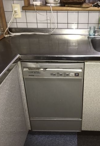 ビルトインコンロ・ビルトイン食洗器交換工事　愛媛県四国中央市　NP-45MC6T - Before