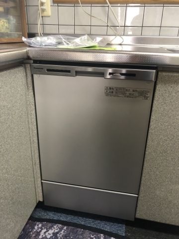 ビルトインコンロ・ビルトイン食洗器交換工事　愛媛県四国中央市　NP-45MC6T - After