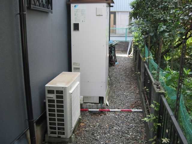 エコキュート交換工事　静岡県静岡市葵区　EQN37XFV-set - Before