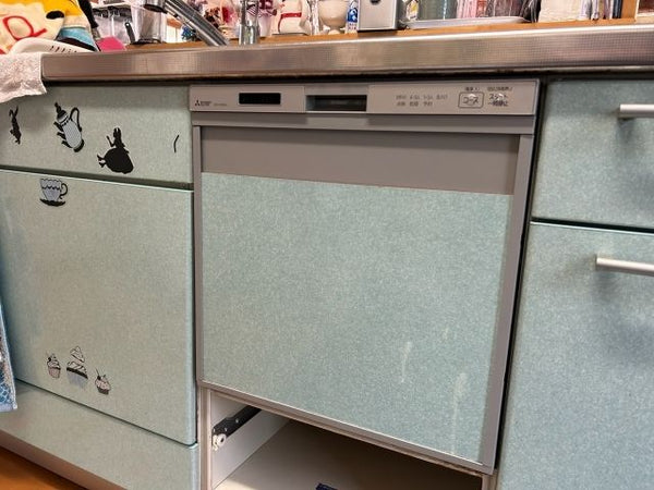ビルトイン食洗機交換工事　岐阜県中津川市　EW-45R2S