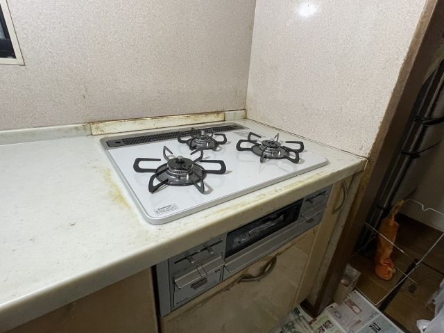 ビルトインガスコンロ レンジフード交換工事　東京都墨田区　FY-75DED3-S - After