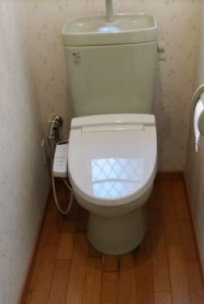 トイレ交換・クッションフロア張付工事　大阪府堺市西区　CS232B-SH233BA-SC1 - Before