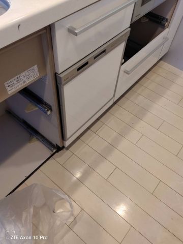 ビルトイン食洗機交換工事　神奈川県川崎市中原区
