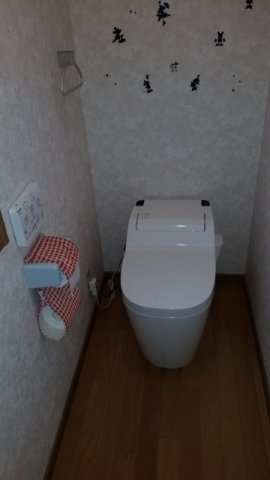 トイレ交換工事　兵庫県川西市　XCH1101WS-sale - After
