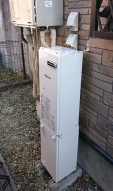 ガス給湯器交換工事　千葉県船橋市　RH-61W-B-13A