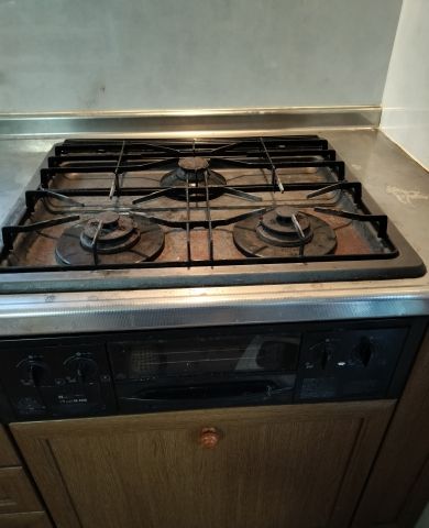 ビルトインガスコンロ レンジフード交換工事　茨城県鉾田市　PD-733WS-60GH-LPG - Before