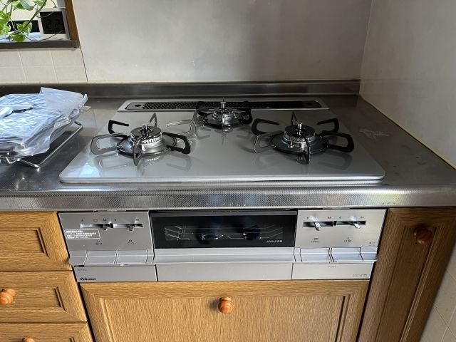 ビルトインガスコンロ レンジフード交換工事　茨城県鉾田市　PD-733WS-60GH-LPG - After