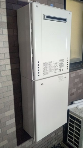 ガス給湯器交換工事　茨城県水戸市　GT-1670SAW-BL-set-13A