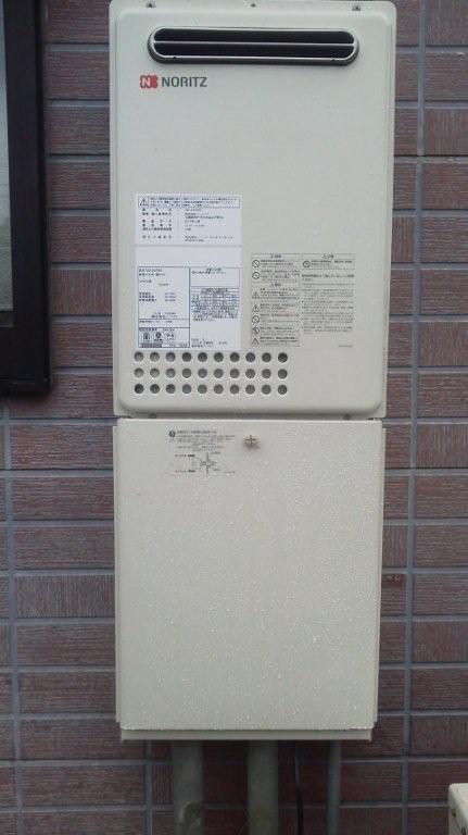 給湯器交換工事　富山県黒部市　GQ-2437WS-set-LPG