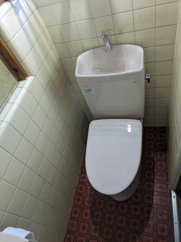 トイレ交換工事　東京都葛飾区　TCF4714AK-SR2